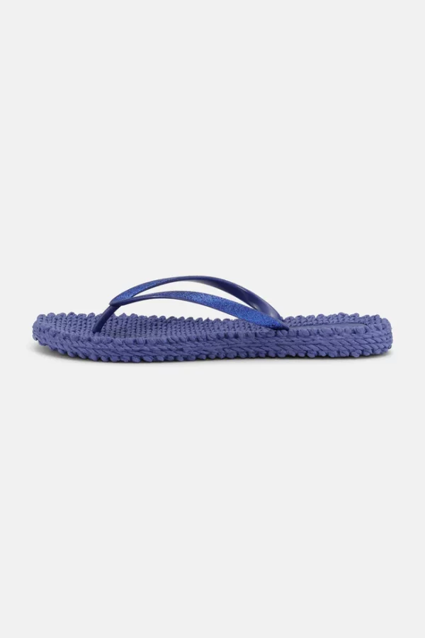 Blue Web Flip Flops by Ilse Jacobsen - Image 2