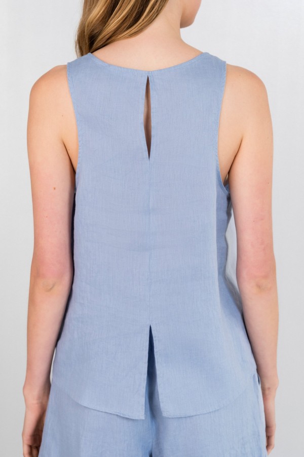 Top Linen Halter Neck by Philosophy - Image 2