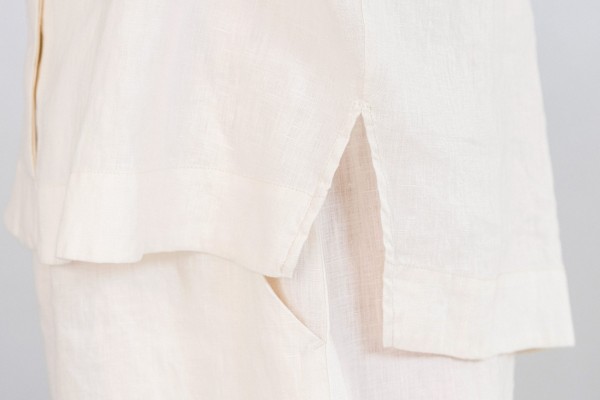 Linen Loose Shirt by Philosophy - Image 3