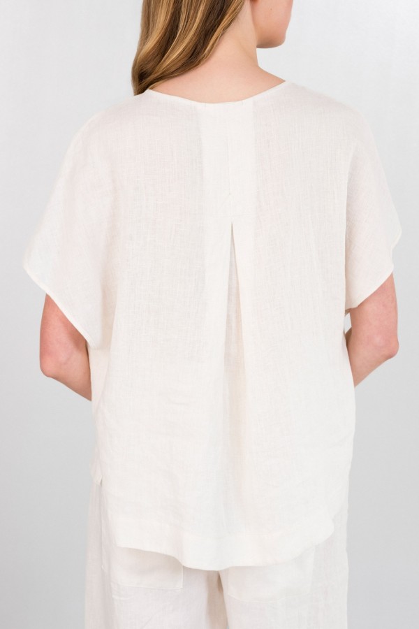 Linen Loose Shirt by Philosophy - Image 2