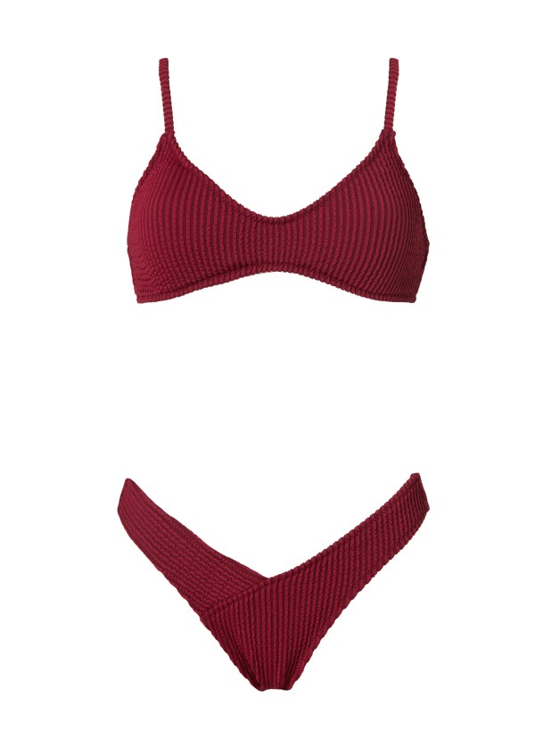 Swimwear Astrid Bordeaux Curly by Stefania Frangista