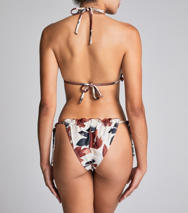 Swimwear Gigi Botanical Brown Rib by Stefania Frangista - Image 3