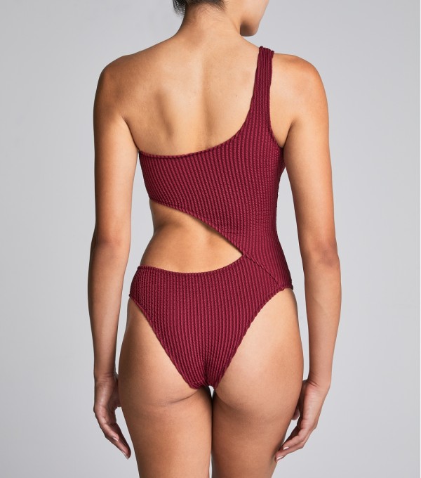 Swimwear Laetitia Bordeaux Curly by Stefania Frangista - Image 2