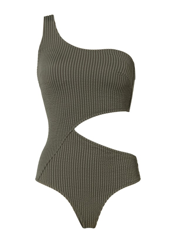 Swimwear Laetitia Khaki Curly by Stefania Frangista
