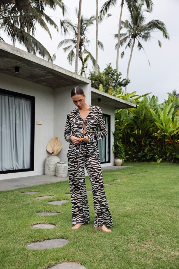 Zebra Pants  By Combos Knitwear - Image 2