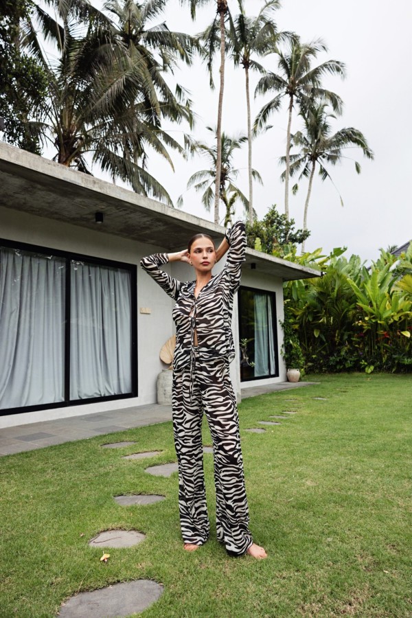 Zebra Pants  By Combos Knitwear - Image 3