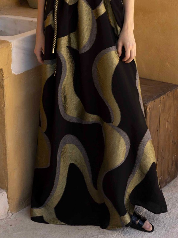 Amira  Black Maxi Dress by Nema - Image 2
