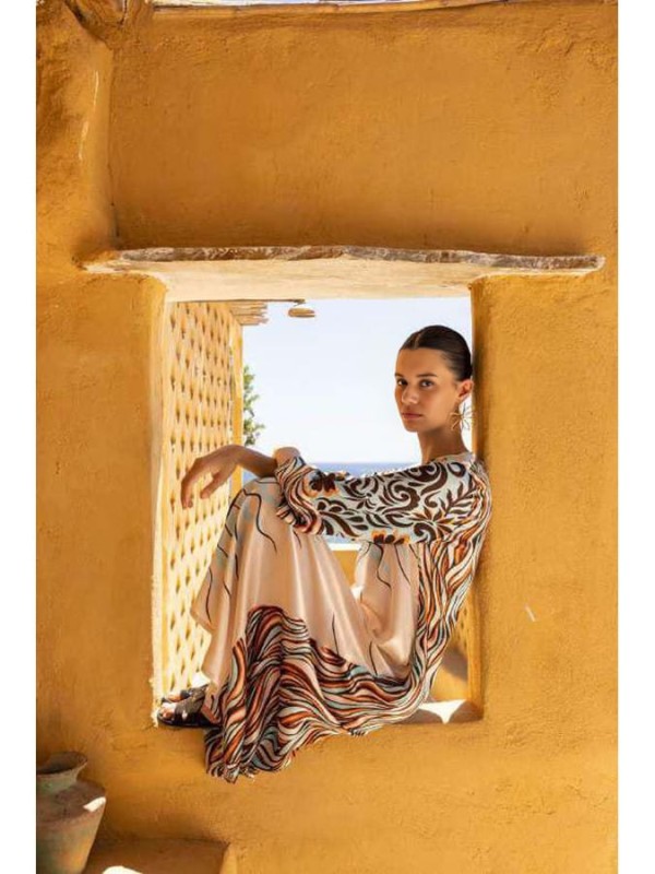 Sonia Multicolor Maxi Dress by Nema - Image 3