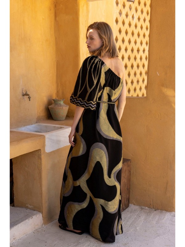 Amira  Black Maxi Dress by Nema - Image 4