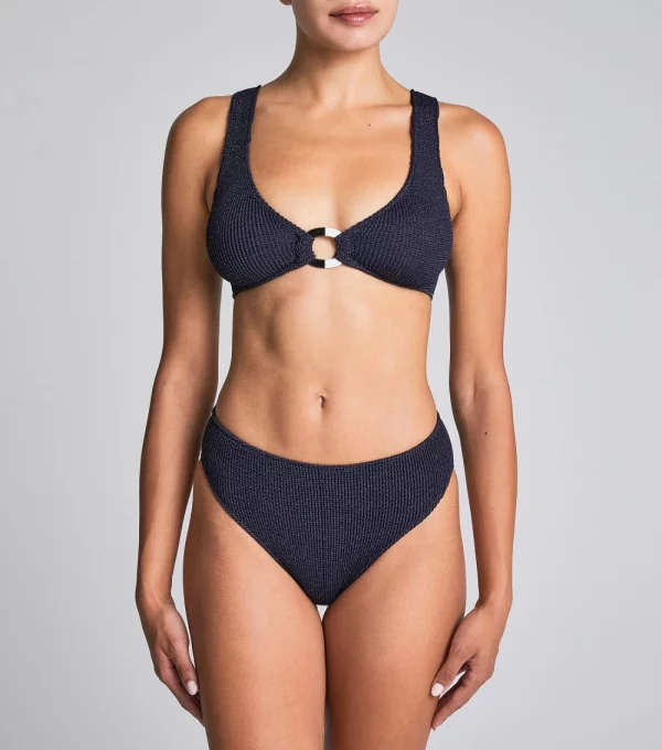 Swimwear Ali Metallic Blue by Stefania Frangista