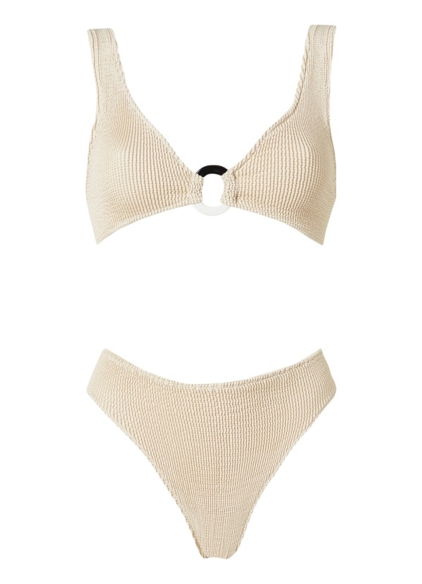 Swimwear Ali Metallic Cream by Stefania Frangista