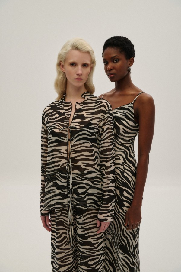 Zebra Shirt  By Combos Knitwear - Image 4