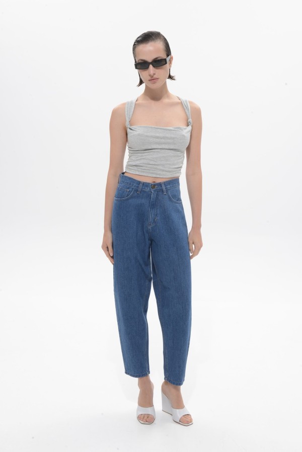 Lima Slouchy Ocean Blue Denim by Sac & Co