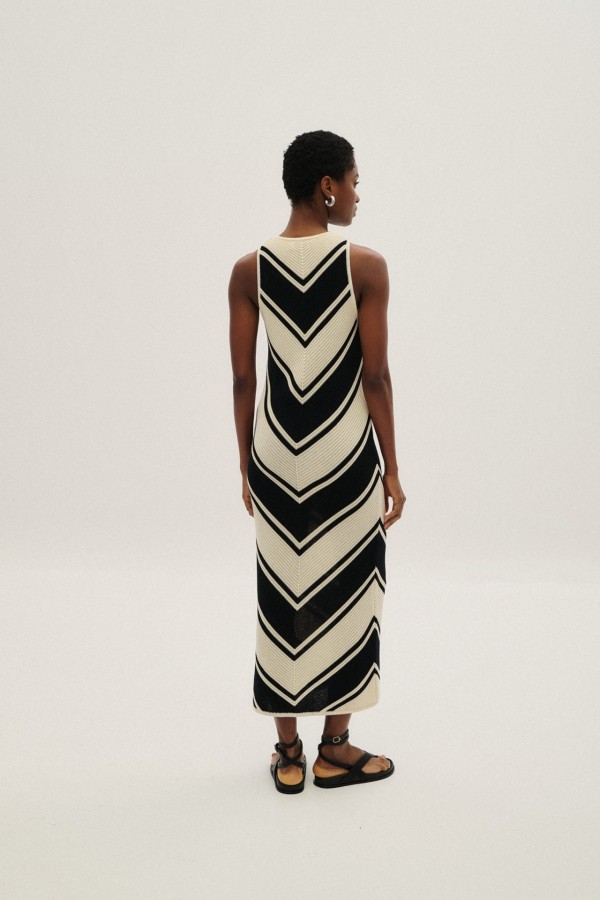 Maxi  Dress By Combos Knitwear - Image 3