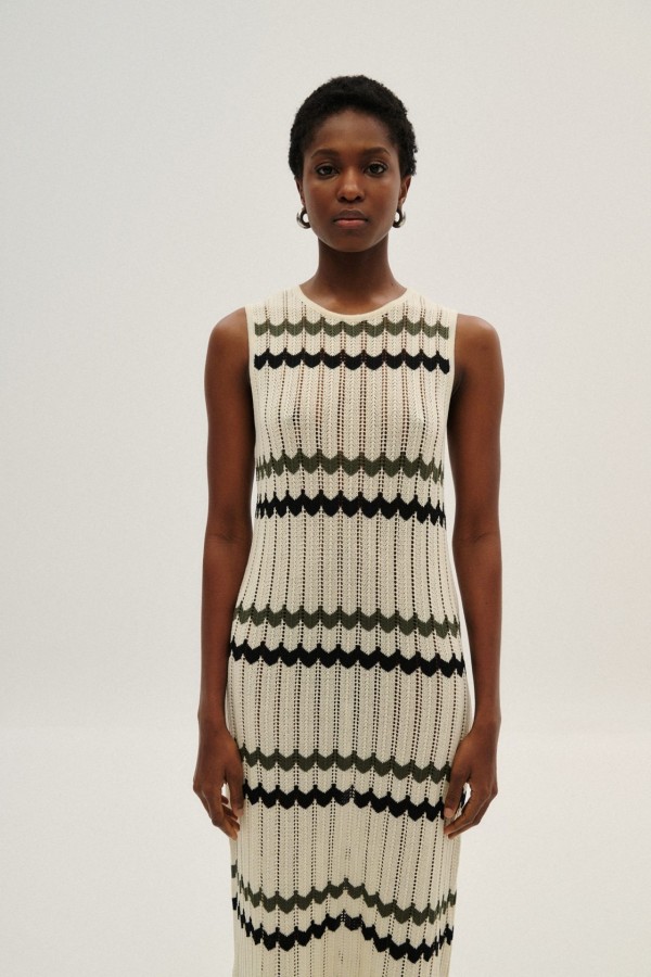 Knitted Maxi Dress  By Combos Knitwear - Image 3