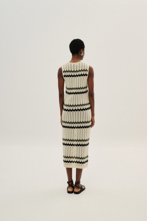 Knitted Maxi Dress  By Combos Knitwear - Image 2