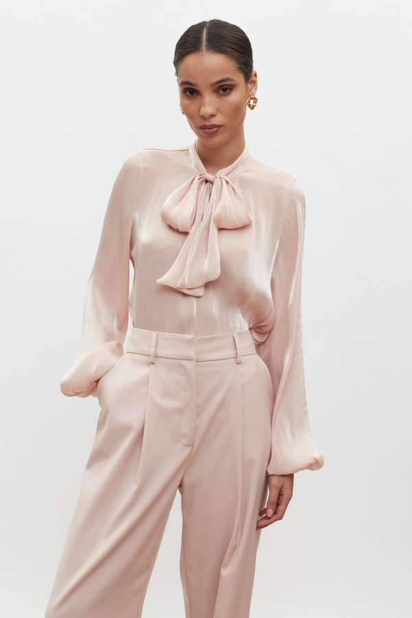 Adele Bow-Tie  Shirt by Mix & Match Showroom