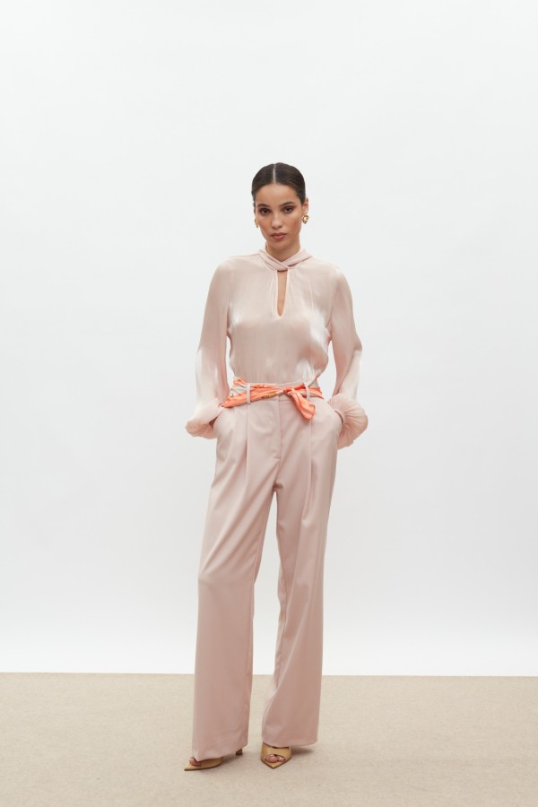 Adele Bow-Tie  Shirt by Mix & Match Showroom - Image 3