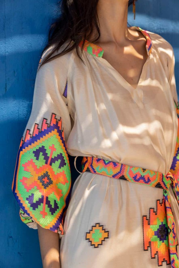 Clio Embroidered Maxi Dress by Nema - Image 6