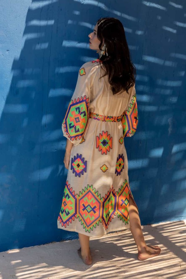 Clio Embroidered Maxi Dress by Nema - Image 3