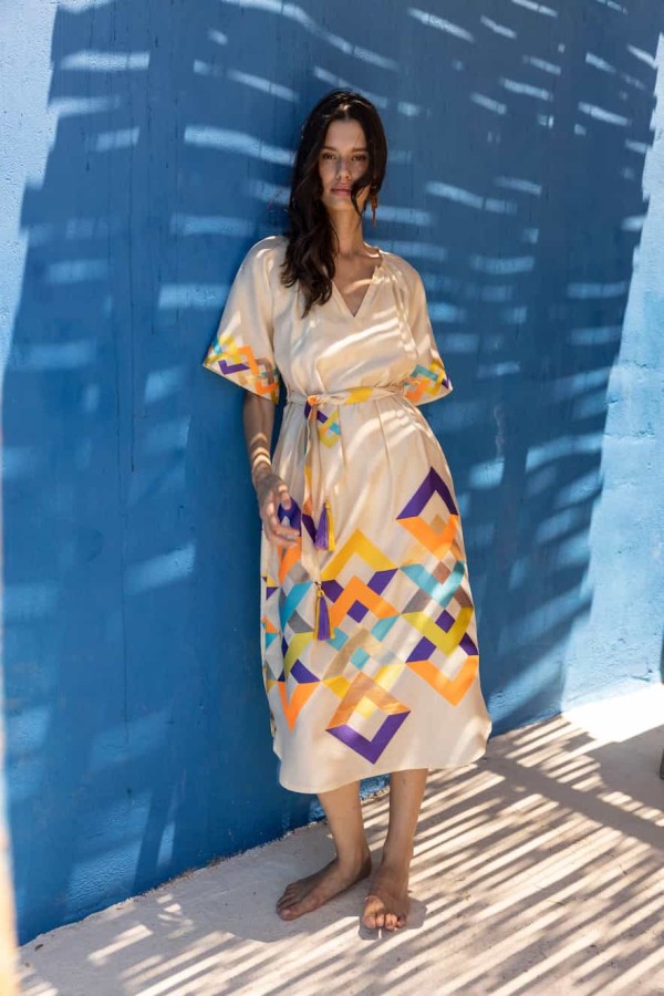 Clio Embroidered Maxi Dress by Nema - Image 4