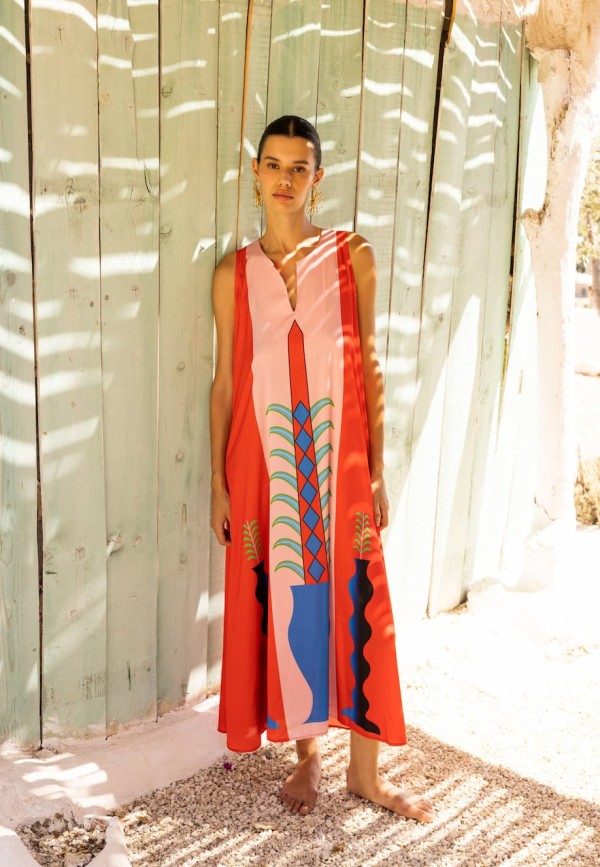 Red Maxi Dress by Nema