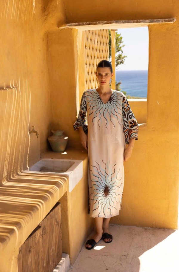 Sonia Multicolor Maxi Dress by Nema