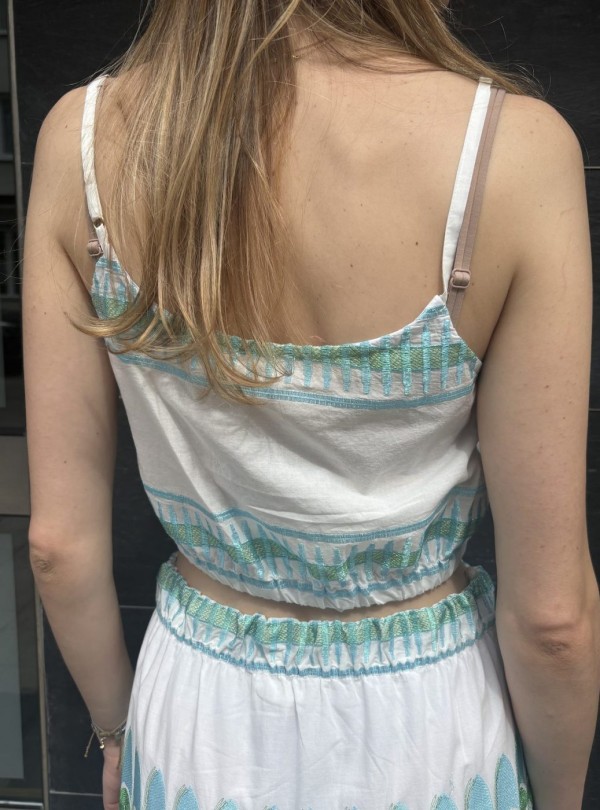 Embroidered Crop Top by Nema - Image 2