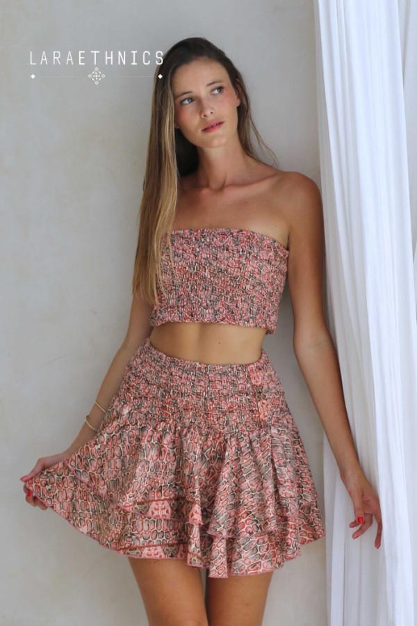 Polina Short Skirt by Lara Ethnics