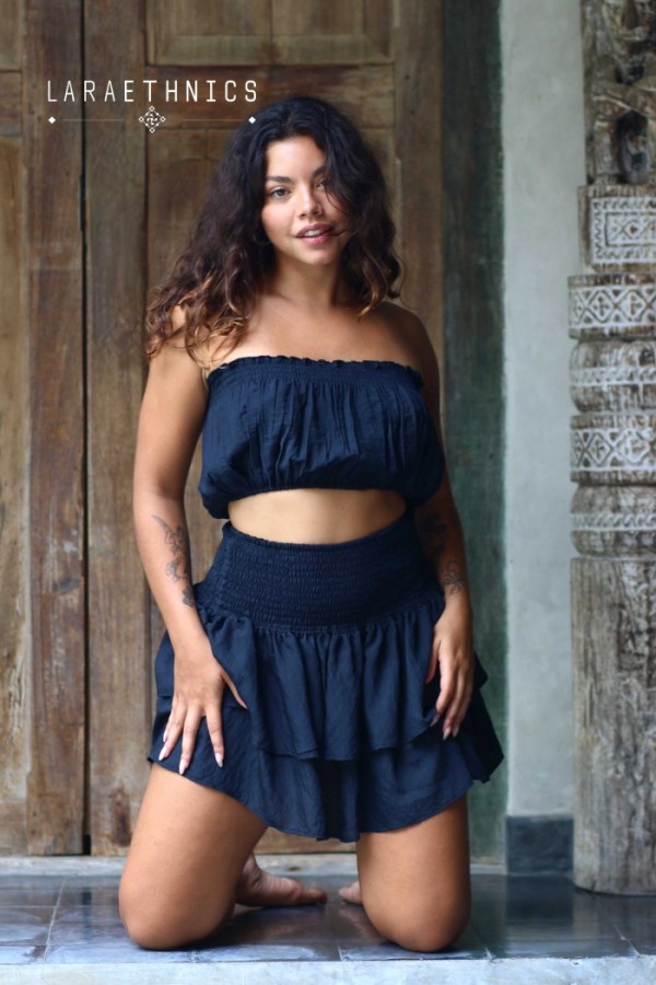 Panoli Short Skirt by Lara Ethnics