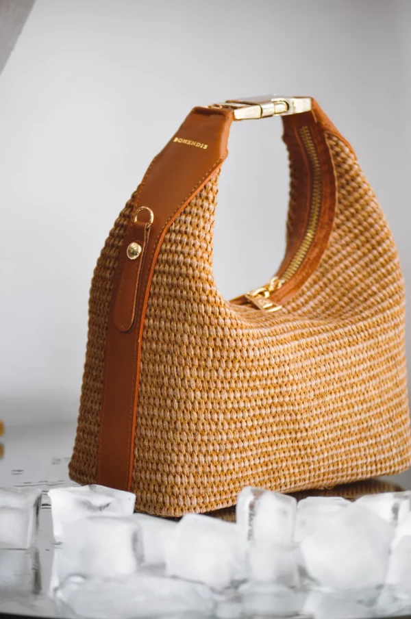 Maggie Raffia Bag by Bonendis