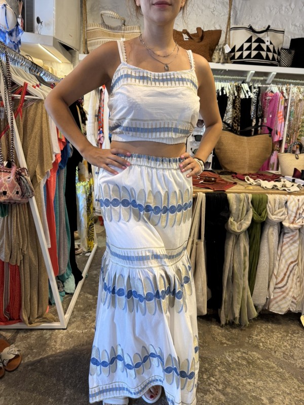 Embroidered Crop Top by Nema