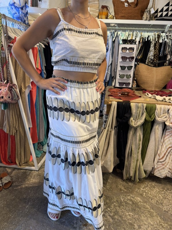 Embroidered Crop Top by Nema