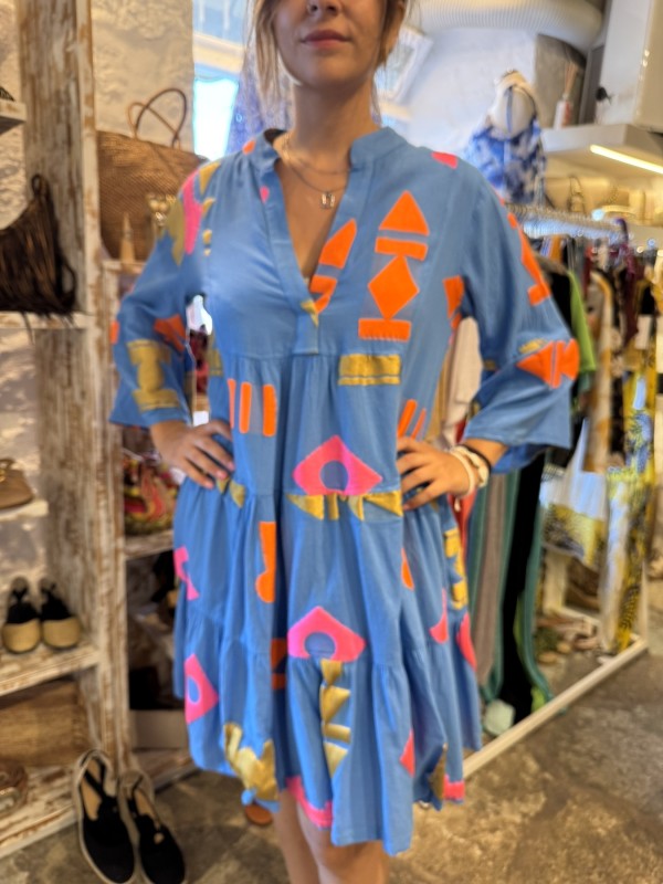 Diona Embroidered Dress by Nema