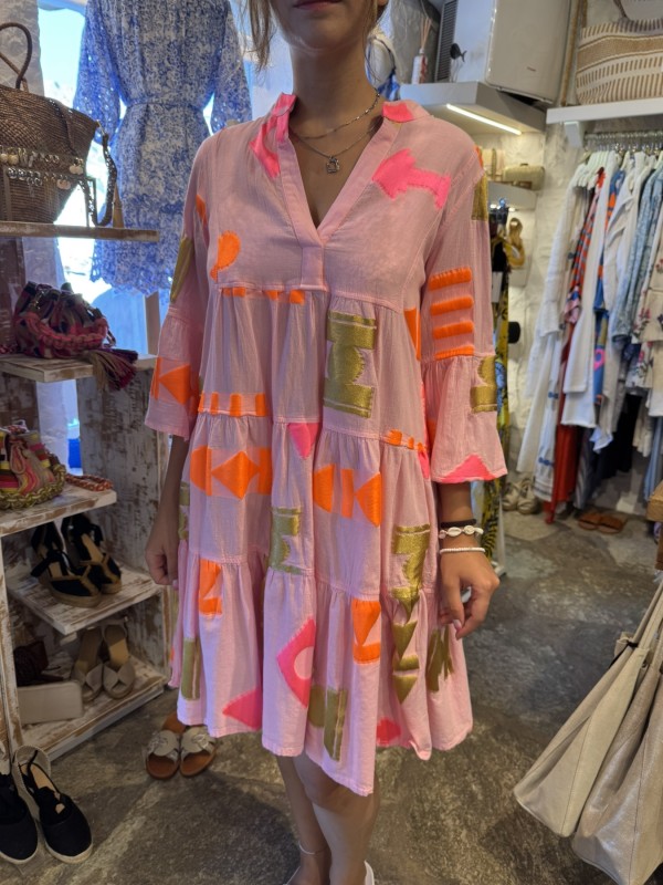Diona Embroidered Dress by Nema