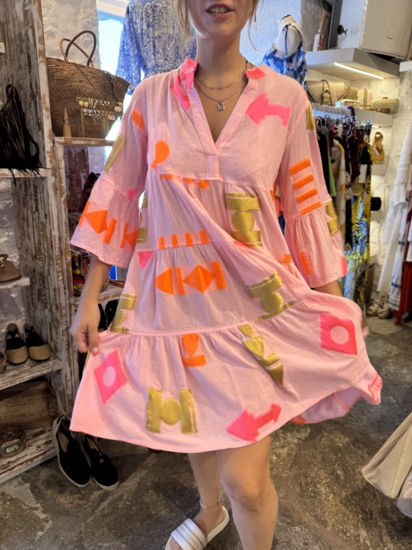 Diona Embroidered Dress by Nema - Image 4