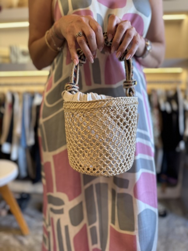 Guanabana Toquilla Basket Bag Beige