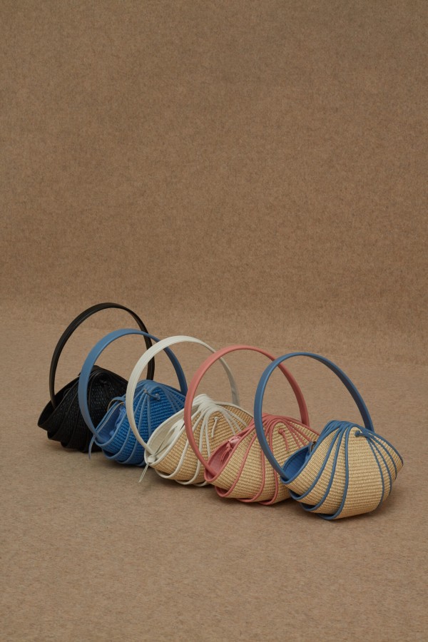 Kleliia Mini Straw Bag White by La Chaine - Image 2