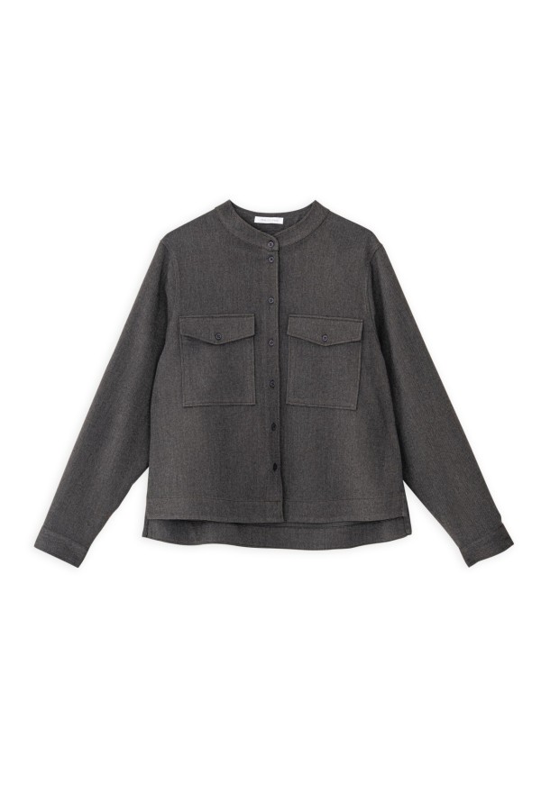 Twill T/R Cropped Shirt by Philosophy - Image 4