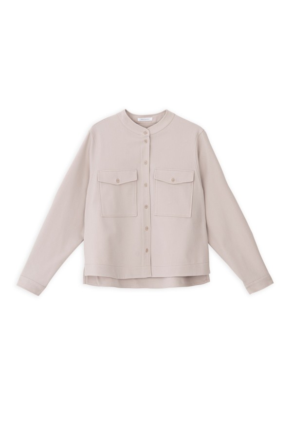 Twill T/R Cropped Shirt by Philosophy - Image 3