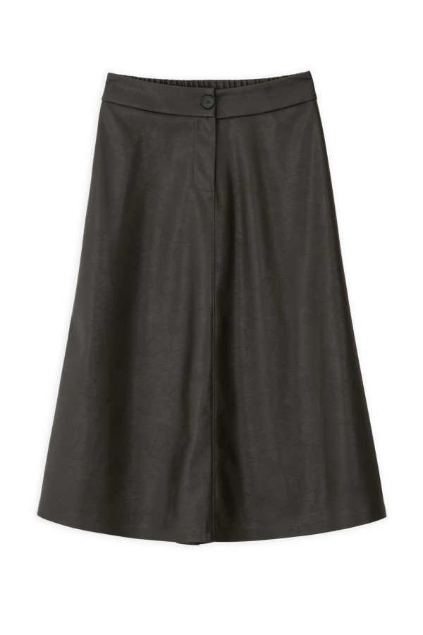 Leather Midi Skirt by Philosophy - Image 4