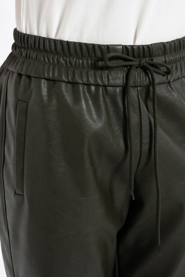 Leather Jogger Pants by Philosophy - Image 2