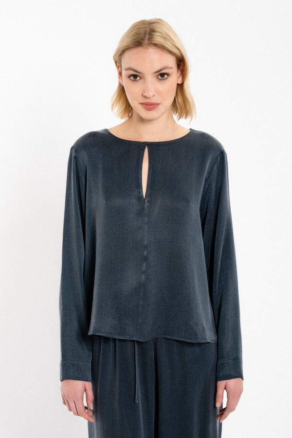 Cupro Cropped Top by Philosophy - Image 2