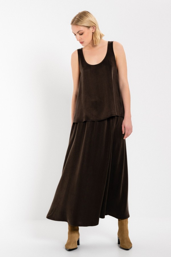 Cupro Maxi Skirt by Philosophy