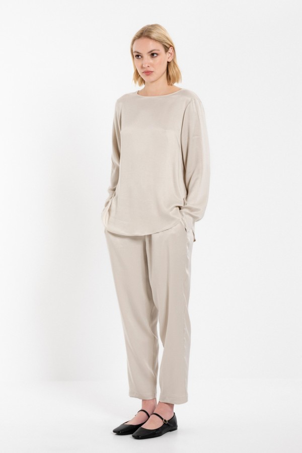 Cupro Wide Leg Pants by Philosophy