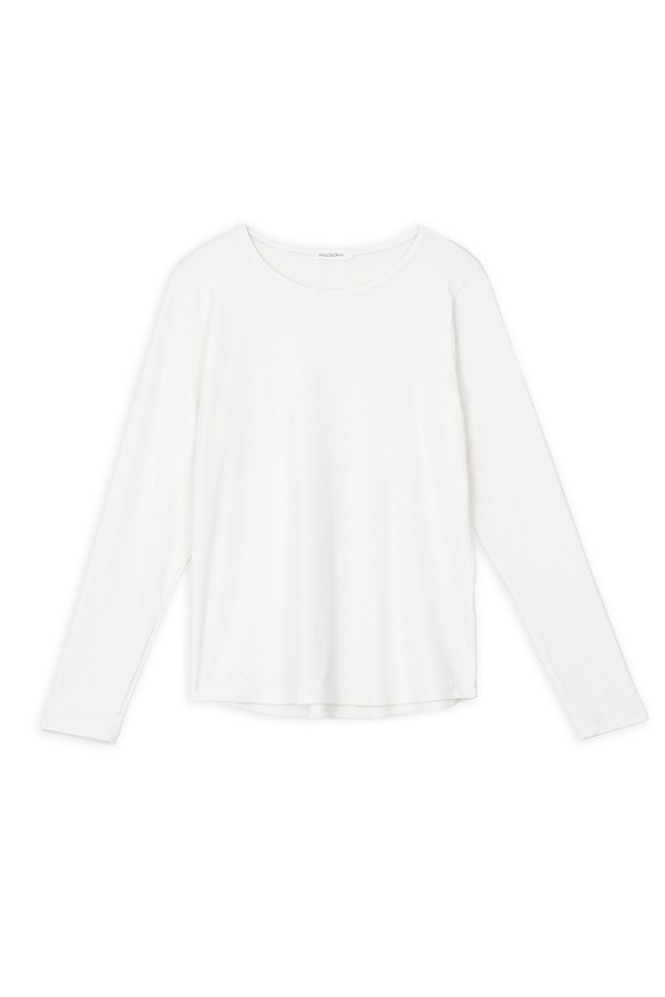 Rib Round Neck Top by Philosophy - Image 2