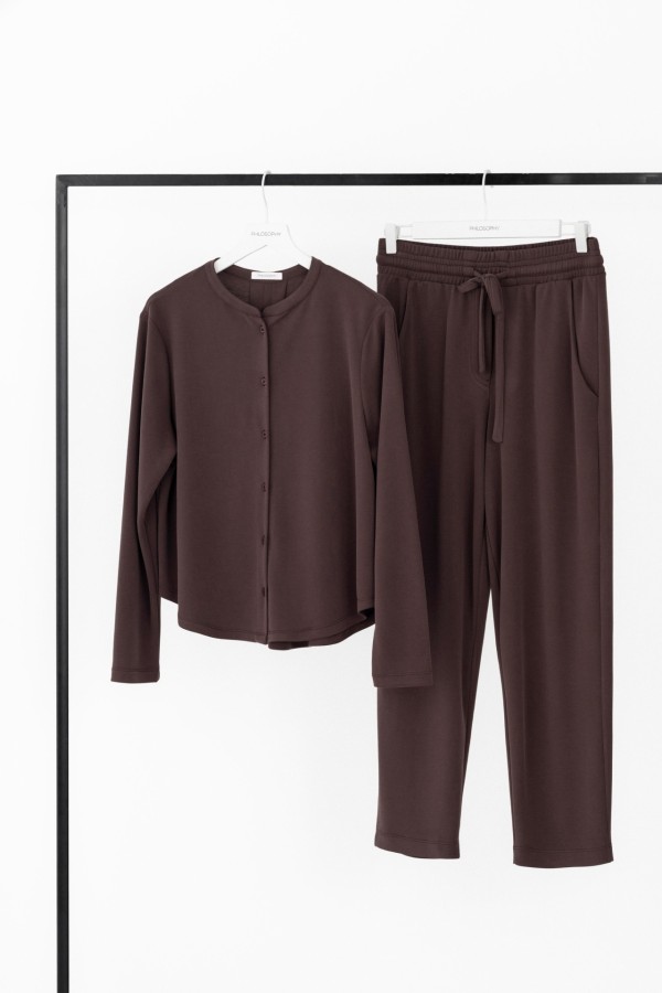 Cupro Pique Jogger Pants by Philosophy - Image 2