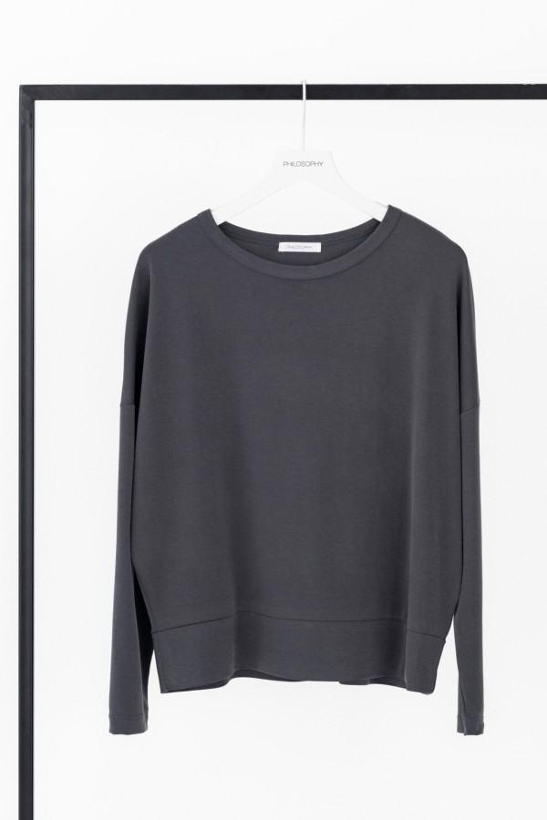 Cupro Pique Cropped Top  by Philosophy - Image 5