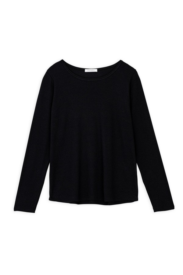 Rib Round Neck Top by Philosophy - Image 4