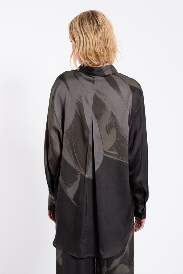 Satin Print Shirt by Philosophy - Image 4